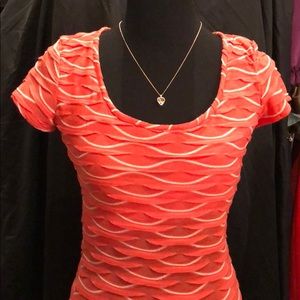 STUDIO M CORAL SHORT SLEEVE DRESS